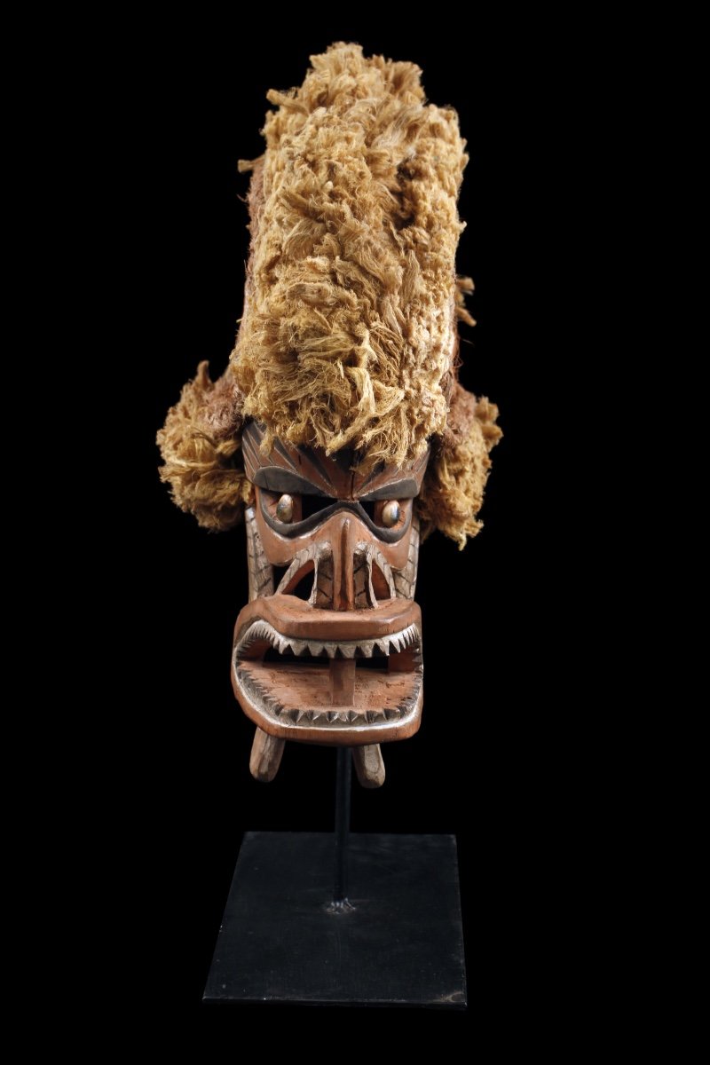 Tatanua Mask, Malagan Mask, Tabar Islands, Papua New Guinea, Oceanic Art, Tribal Art-photo-2