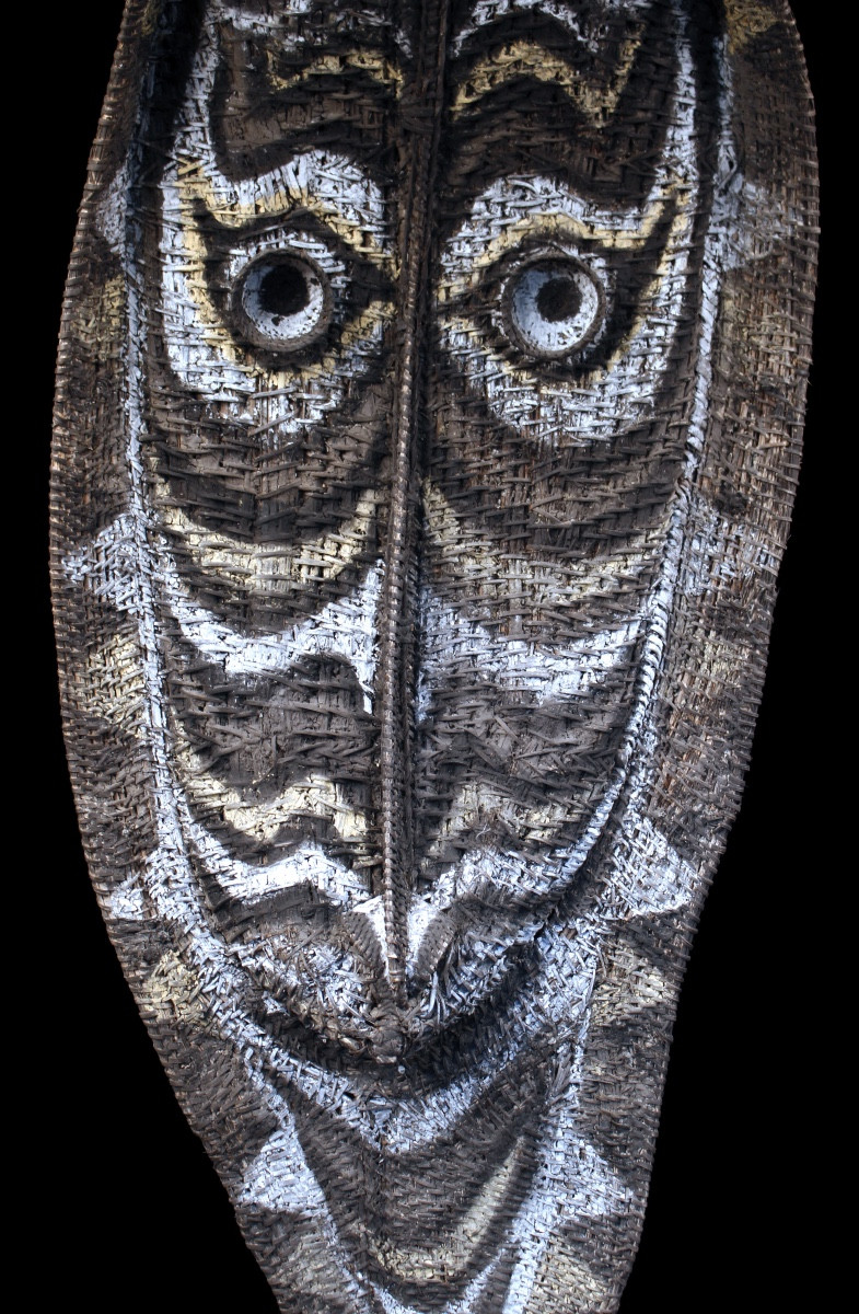 Gable Mask, Tribal Art, Papua New Guinea, Oceanic Art, Oceania, Basketry-photo-4