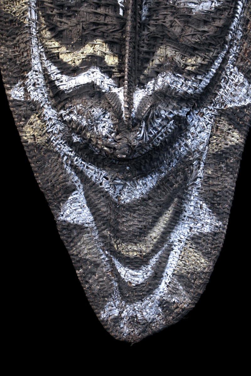 Gable Mask, Tribal Art, Papua New Guinea, Oceanic Art, Oceania, Basketry-photo-3