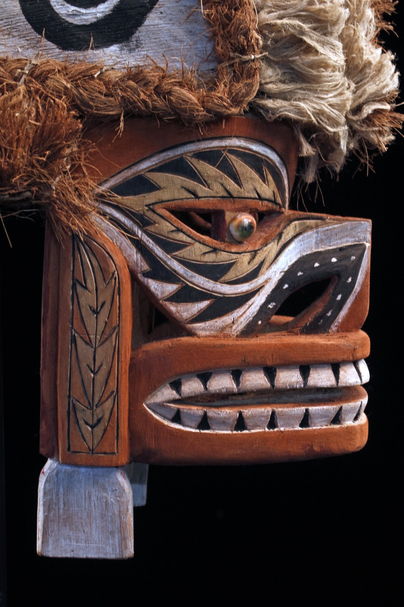 Tatanua Mask, Malagan Mask, Tabar Islands, Papua New Guinea, Oceanic Art, Tribal Art-photo-2