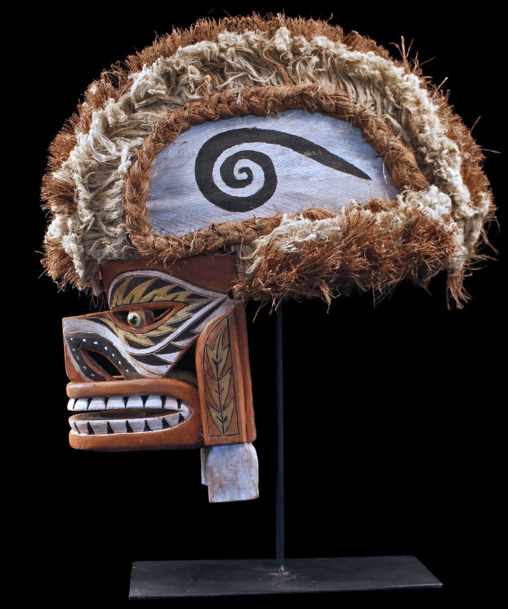 Tatanua Mask, Malagan Mask, Tabar Islands, Papua New Guinea, Oceanic Art, Tribal Art-photo-4