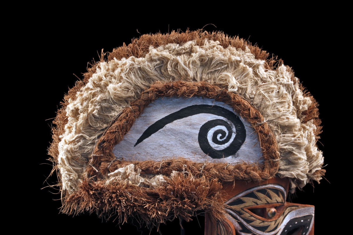 Tatanua Mask, Malagan Mask, Tabar Islands, Papua New Guinea, Oceanic Art, Tribal Art-photo-1