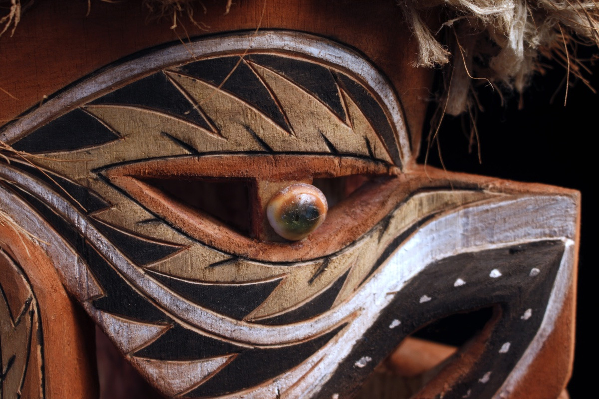 Tatanua Mask, Malagan Mask, Tabar Islands, Papua New Guinea, Oceanic Art, Tribal Art-photo-3