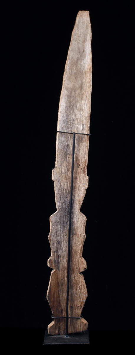 Ritual Charm, Engraved Bark, Tribal Art, Oceanic Art, Oceania, Papua New Guinea-photo-4