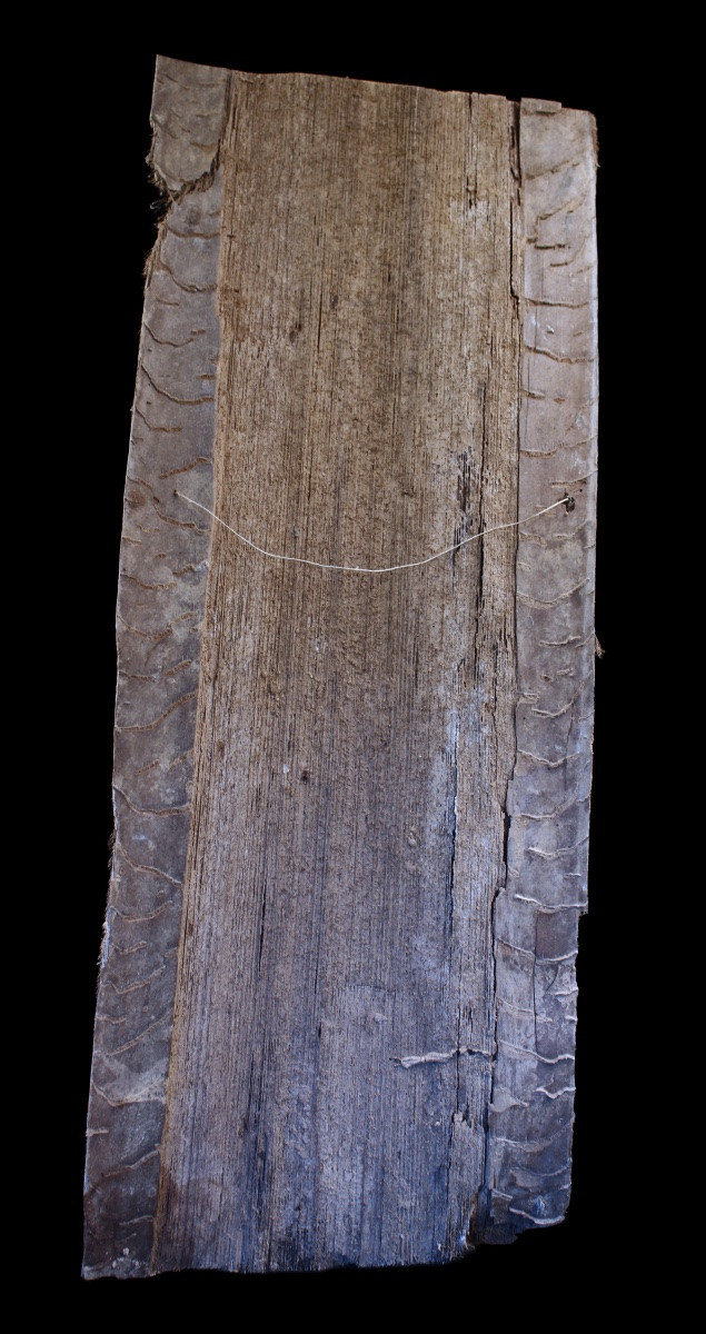 Ecorce Peinte, Papouasie Nouvelle Guinée, art premier, art océanien, art tribal, 94 x 38 cm-photo-3