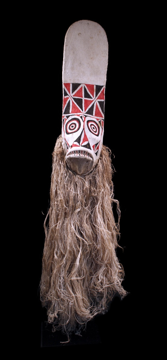 Masque Baining, Nouvelle Bretagne, Papouasie Nouvelle Guinée, Art Océanien, Art Tribal, 187 cm