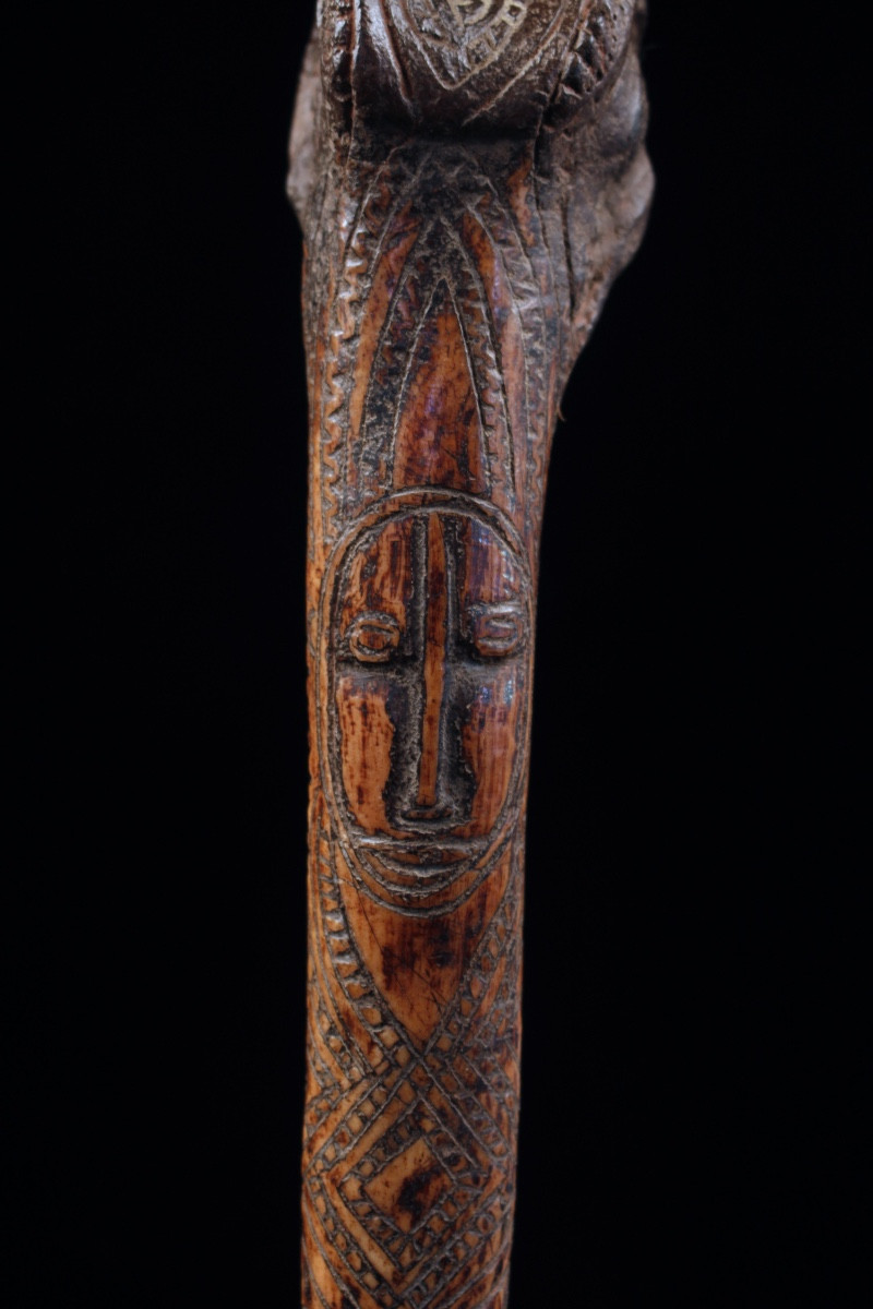 Cassowary Bone Dagger, Papua New Guinea, Oceania, Tribal Art, Oceanic Art, 38 Cm-photo-3