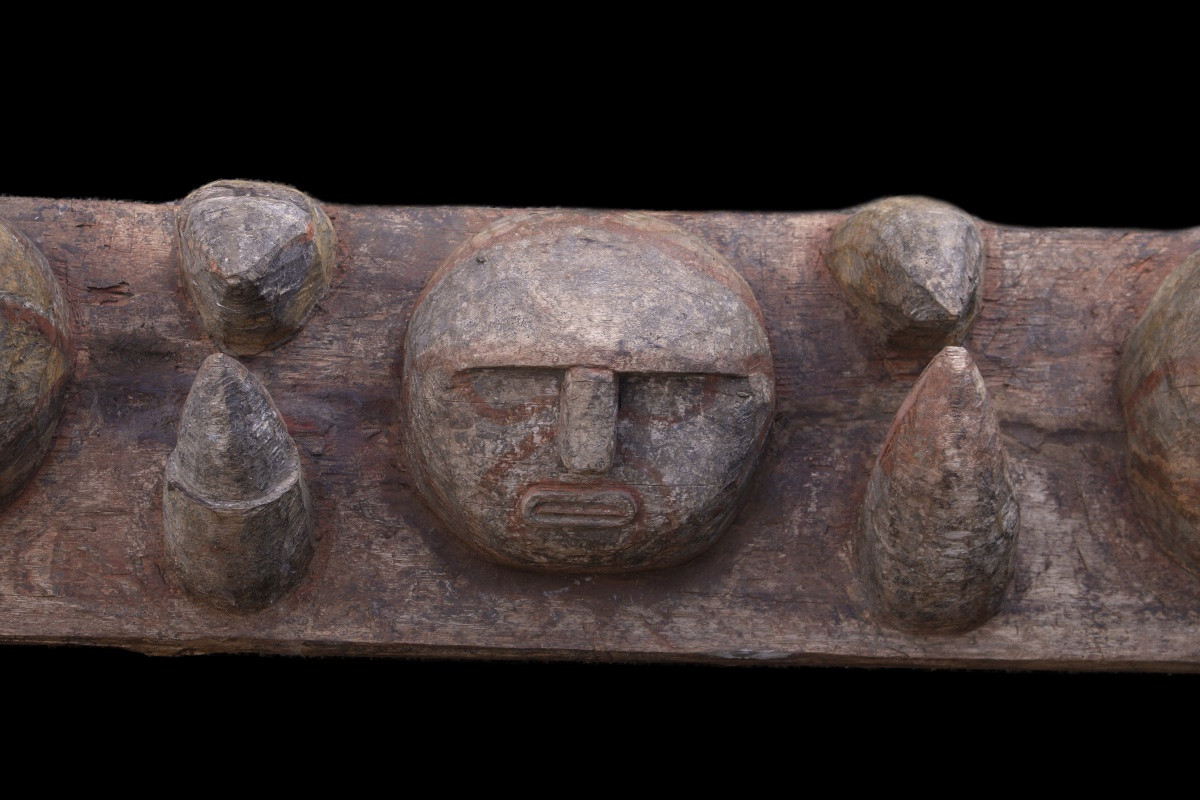 Abelam Lintel, Oceanic Art, Tribal Art, Oceania, Papua New Guinea, Sculpture-photo-2