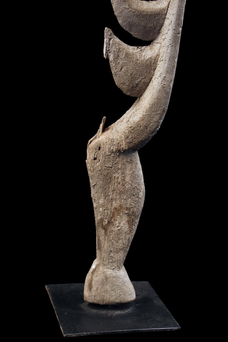 Figure de Culte, Papouasie Nouvelle Guinée, Art Premier, Art Océanien, Art Tribal, 89 cm-photo-3