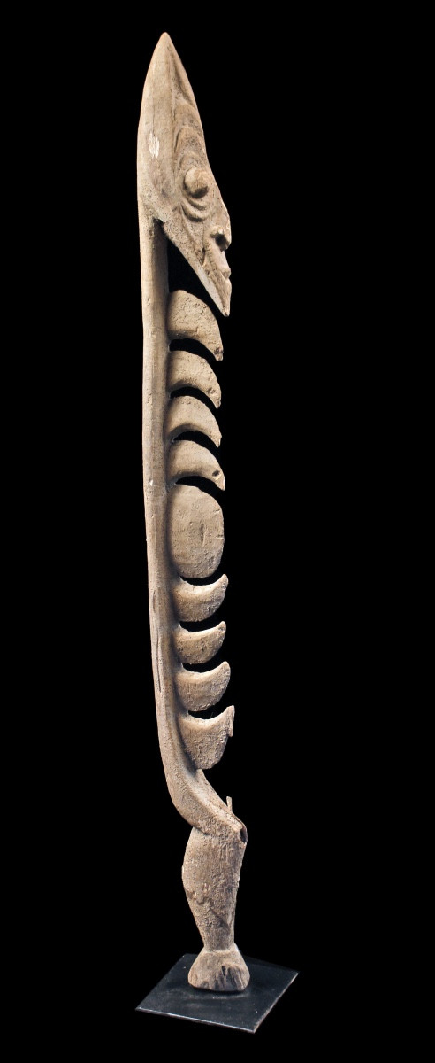 Figure de Culte, Papouasie Nouvelle Guinée, Art Premier, Art Océanien, Art Tribal, 89 cm-photo-4