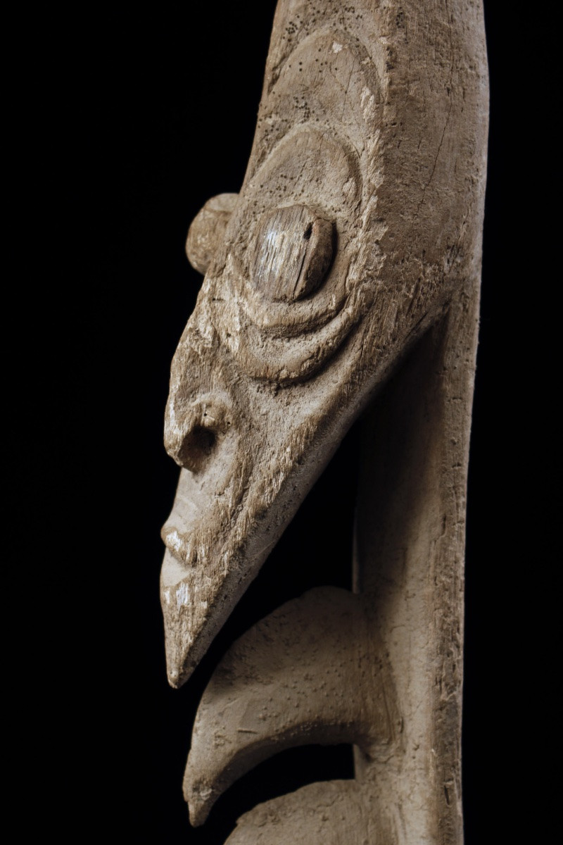 Figure de Culte, Papouasie Nouvelle Guinée, Art Premier, Art Océanien, Art Tribal, 89 cm-photo-1