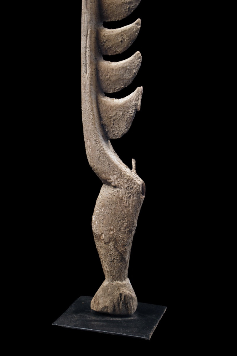 Figure de Culte, Papouasie Nouvelle Guinée, Art Premier, Art Océanien, Art Tribal, 89 cm-photo-7