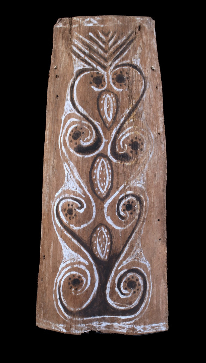 Painted Bark, Blackwater, Primitive Art, Oceanic Art, Tribal Art, Bark Painting, 69cm