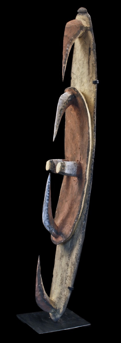 Garra Mask, Hook Mask, Oceanic Art, Tribal Art, Oceania, Pacific Art, 105 Cm-photo-4