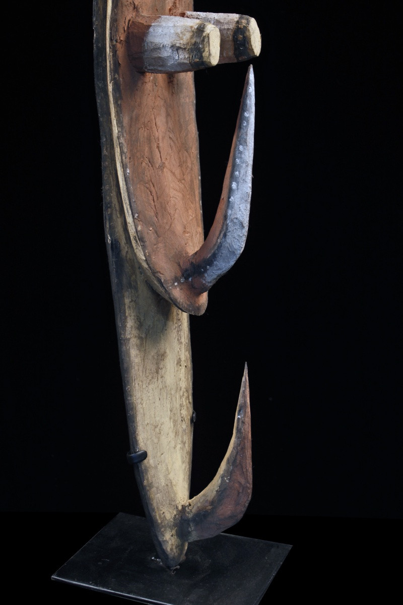 Garra Mask, Hook Mask, Oceanic Art, Tribal Art, Oceania, Pacific Art, 105 Cm-photo-3