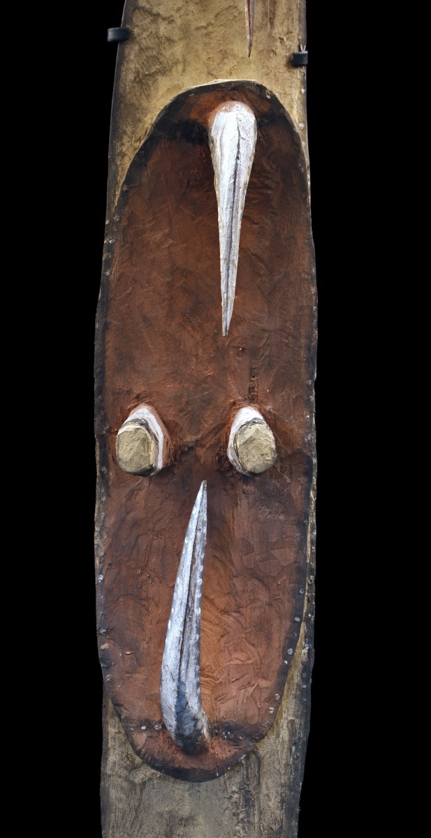 Garra Mask, Hook Mask, Oceanic Art, Tribal Art, Oceania, Pacific Art, 105 Cm-photo-4
