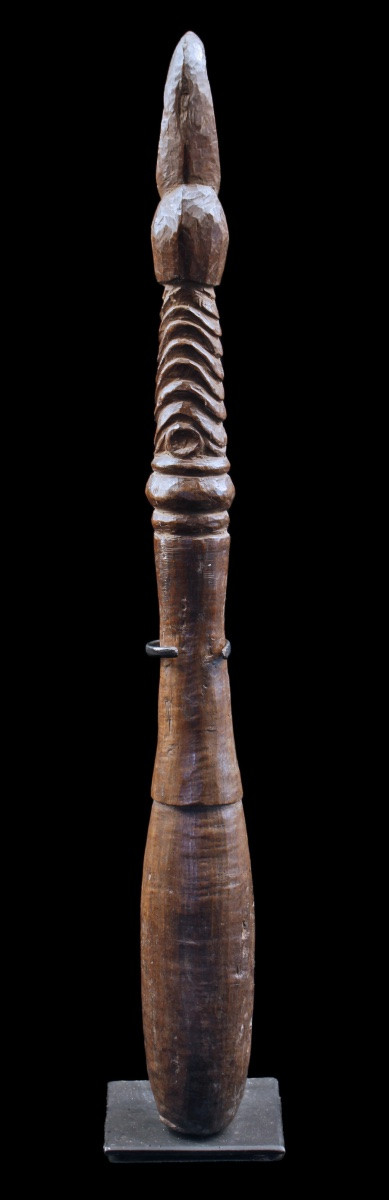 Drum Stick, Pacific Arts, Oceanic Art, Tribal Art, Papua New Guinea, 47 Cm-photo-1