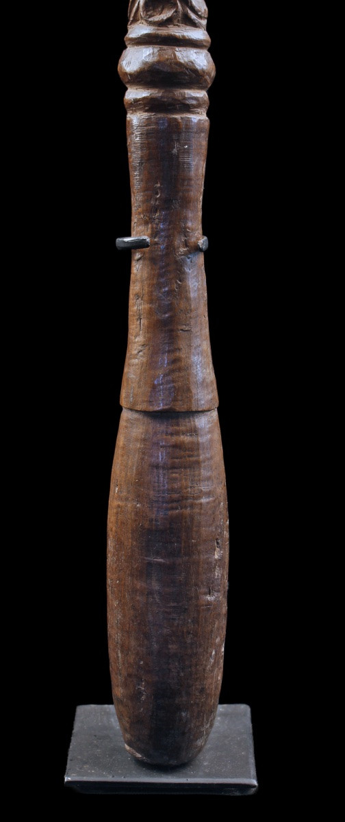 Drum Stick, Pacific Arts, Oceanic Art, Tribal Art, Papua New Guinea, 47 Cm-photo-3