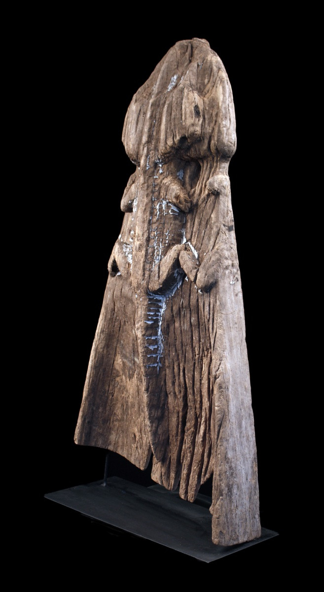 Old Canoe Prow, Oceania, Primitive Art, Oceanic Art, Marine Object, 95 Cm-photo-6
