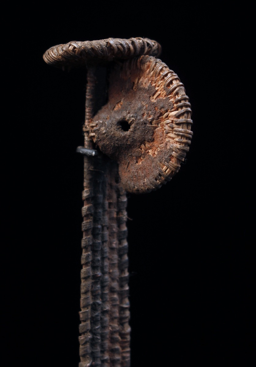 Peigne d'apparat, art tribal, art océanien, arts premiers, ornement traditionnel, 17 cm-photo-2