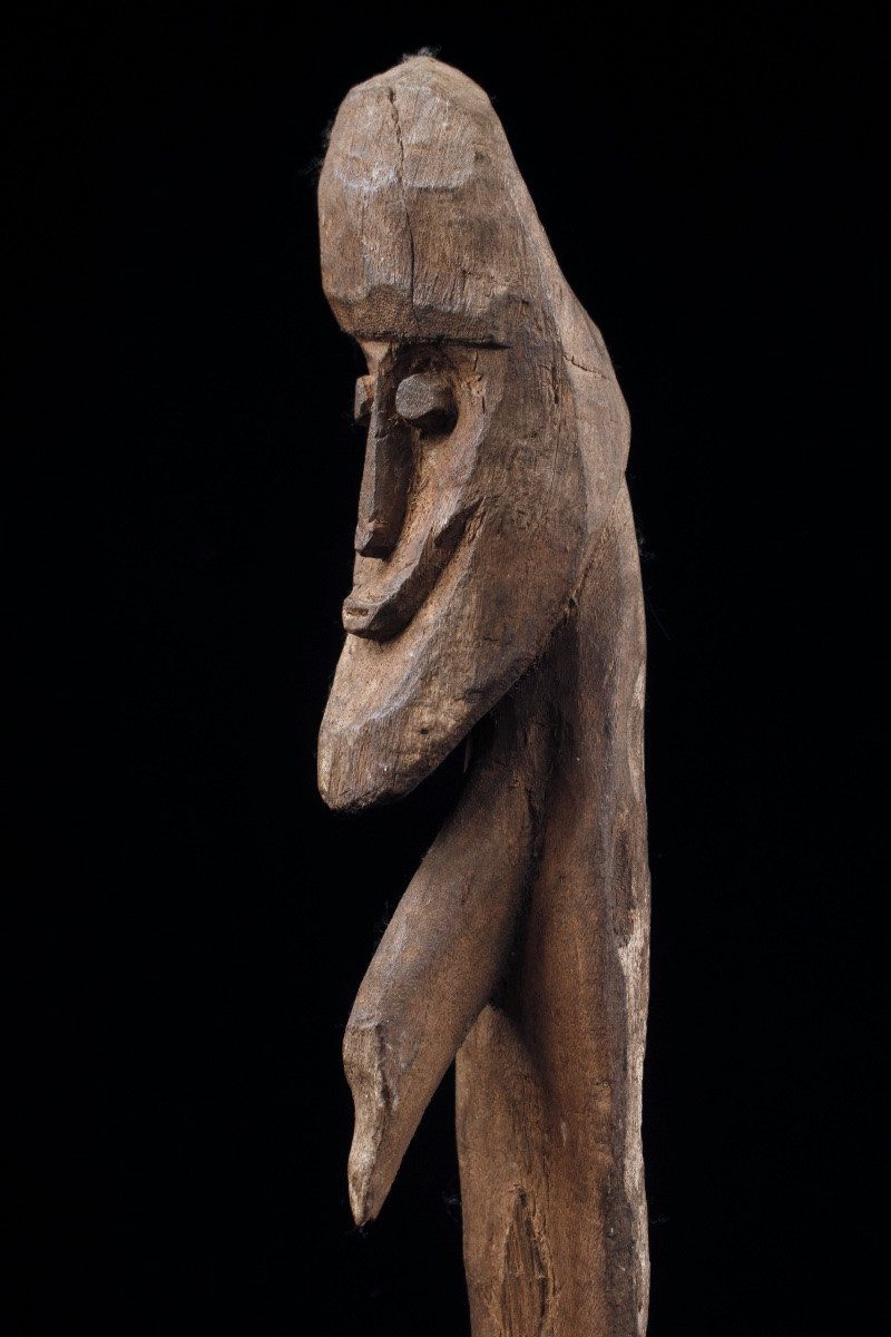 Figure de culte Yipwon, Papouasie Nouvelle Guinée, Art Océanien, Art Premier, Art Tribal, 90 cm-photo-2