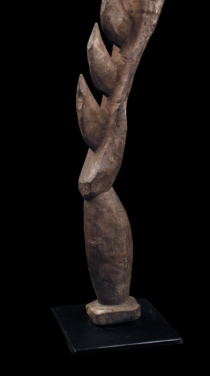 Figure de culte Yipwon, Papouasie Nouvelle Guinée, Art Océanien, Art Premier, Art Tribal, 90 cm-photo-4