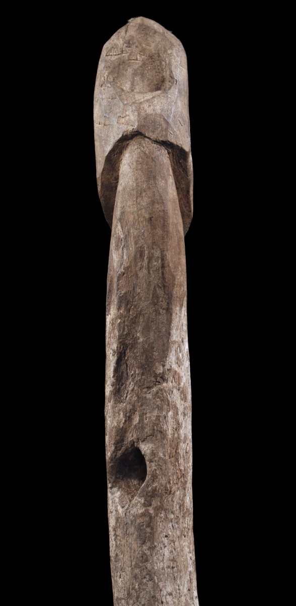 Figure de culte Yipwon, Papouasie Nouvelle Guinée, Art Océanien, Art Premier, Art Tribal, 90 cm-photo-8