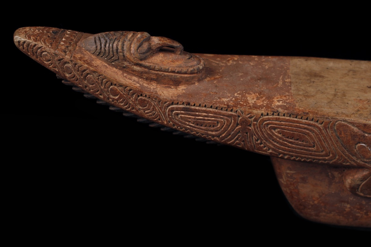 Repose Tête, Art Océanien, Art Tribal, Océanie, Objet Usuel, Art Traditionnel, Sculpture-photo-3