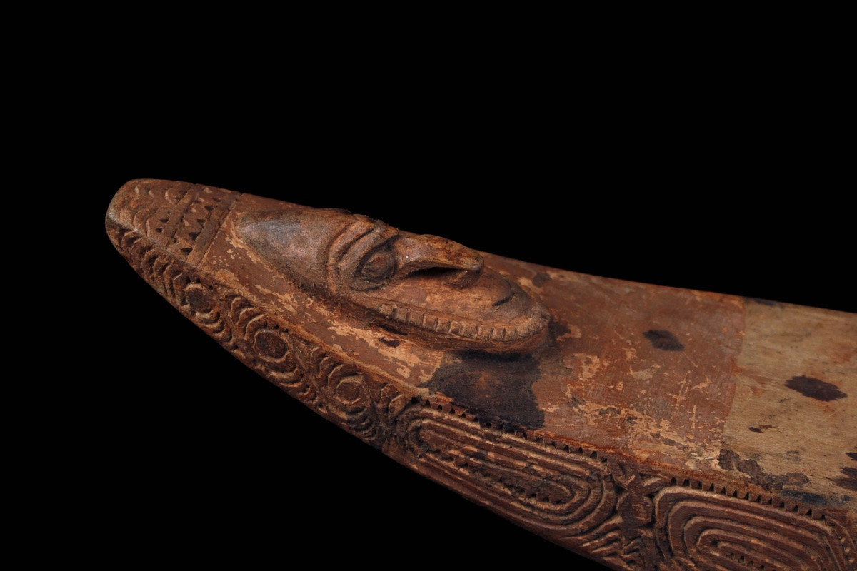 Repose Tête, Art Océanien, Art Tribal, Océanie, Objet Usuel, Art Traditionnel, Sculpture-photo-6