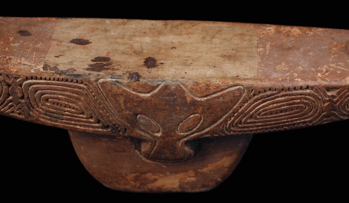 Repose Tête, Art Océanien, Art Tribal, Océanie, Objet Usuel, Art Traditionnel, Sculpture-photo-1