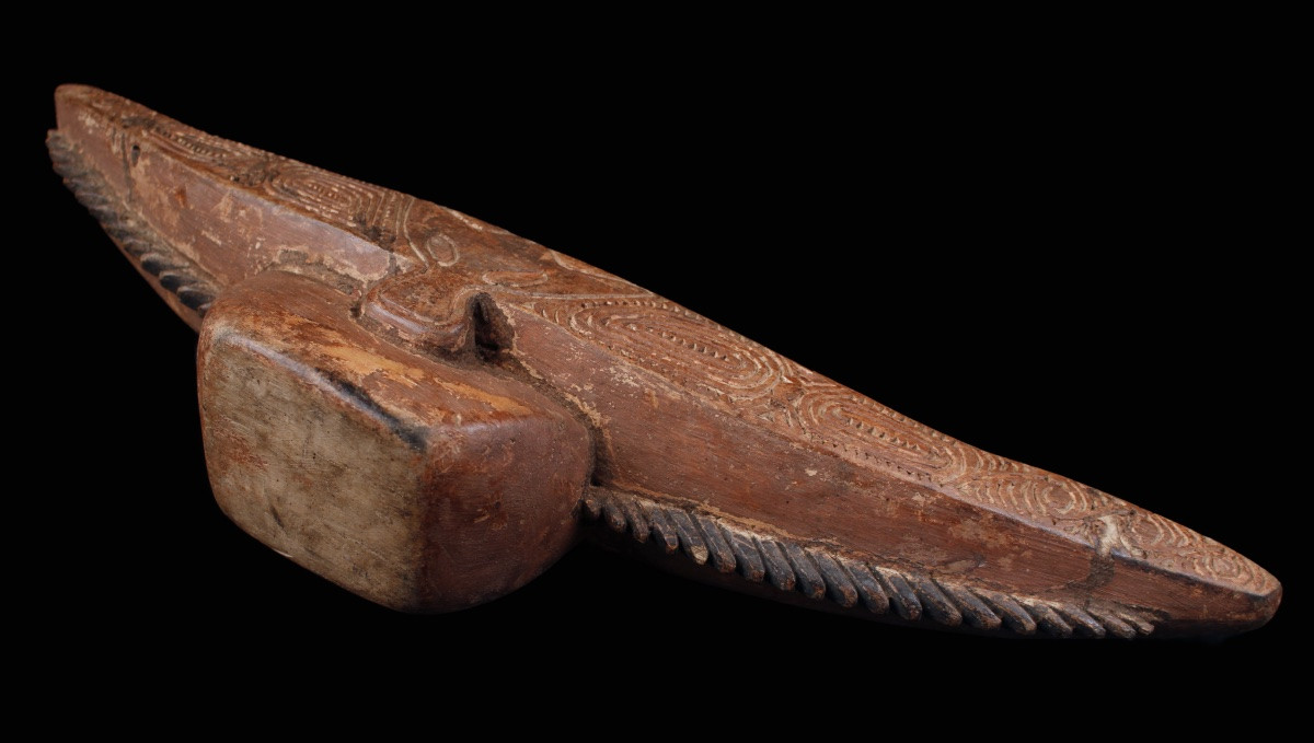 Repose Tête, Art Océanien, Art Tribal, Océanie, Objet Usuel, Art Traditionnel, Sculpture-photo-7