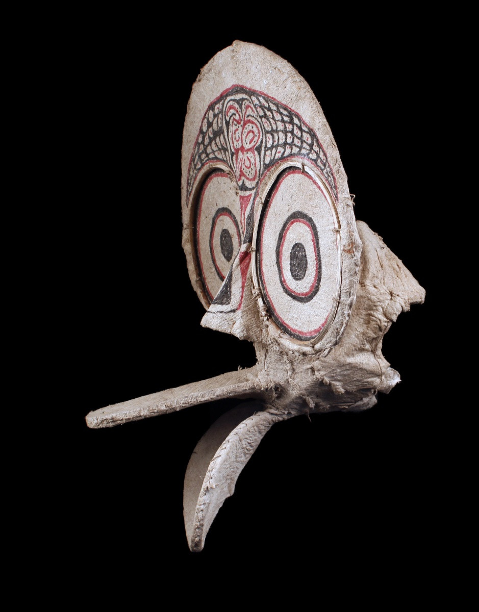 Baining Mask, New Britain, Papua New Guinea, Oceanic Art, Tribal Art, 31,5 X 22,8 X 22 Inch-photo-2