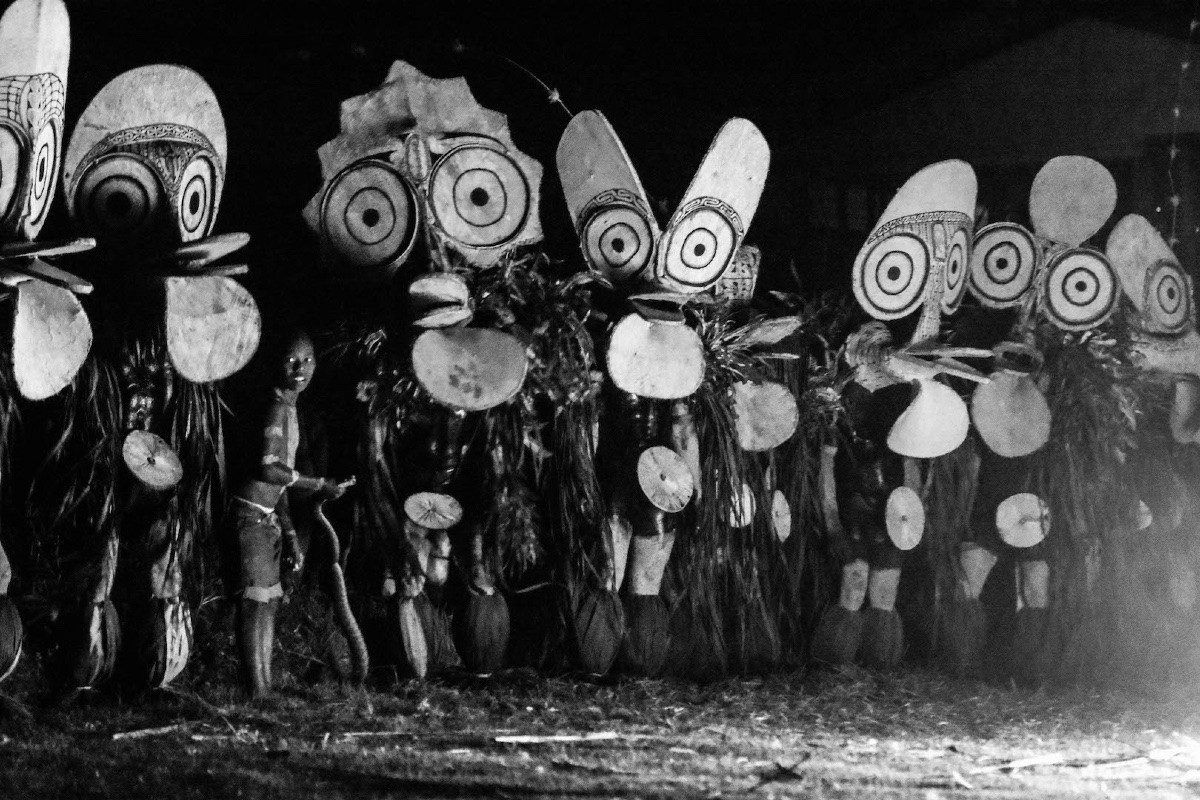 Baining Mask, New Britain, Papua New Guinea, Oceanic Art, Tribal Art, 31,5 X 22,8 X 22 Inch-photo-7