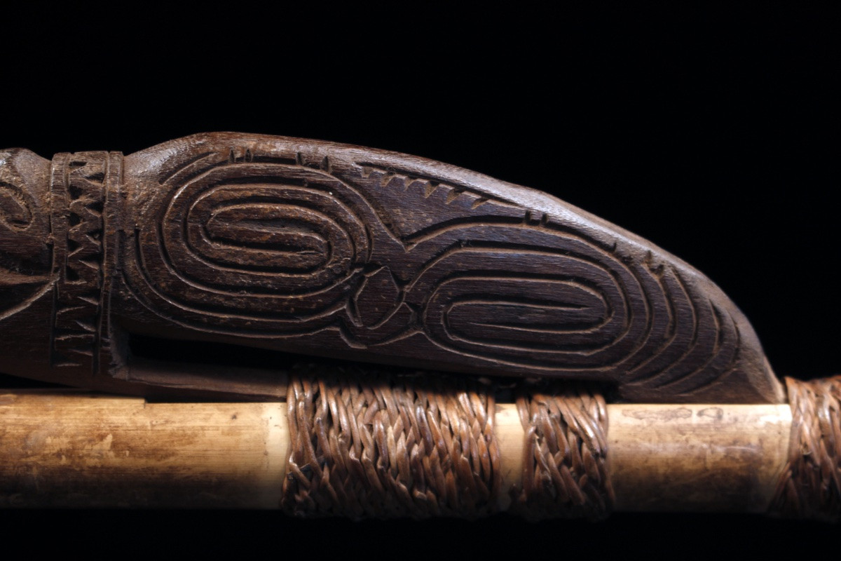 Propulseur, Art Tribal, Art Océanien, Océanie, Papouasie Nouvelle Guinée, arts premiers, 61 cm-photo-3