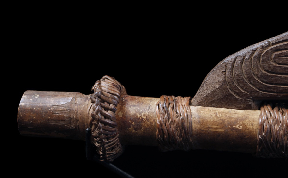 Propulseur, Art Tribal, Art Océanien, Océanie, Papouasie Nouvelle Guinée, arts premiers, 61 cm-photo-5