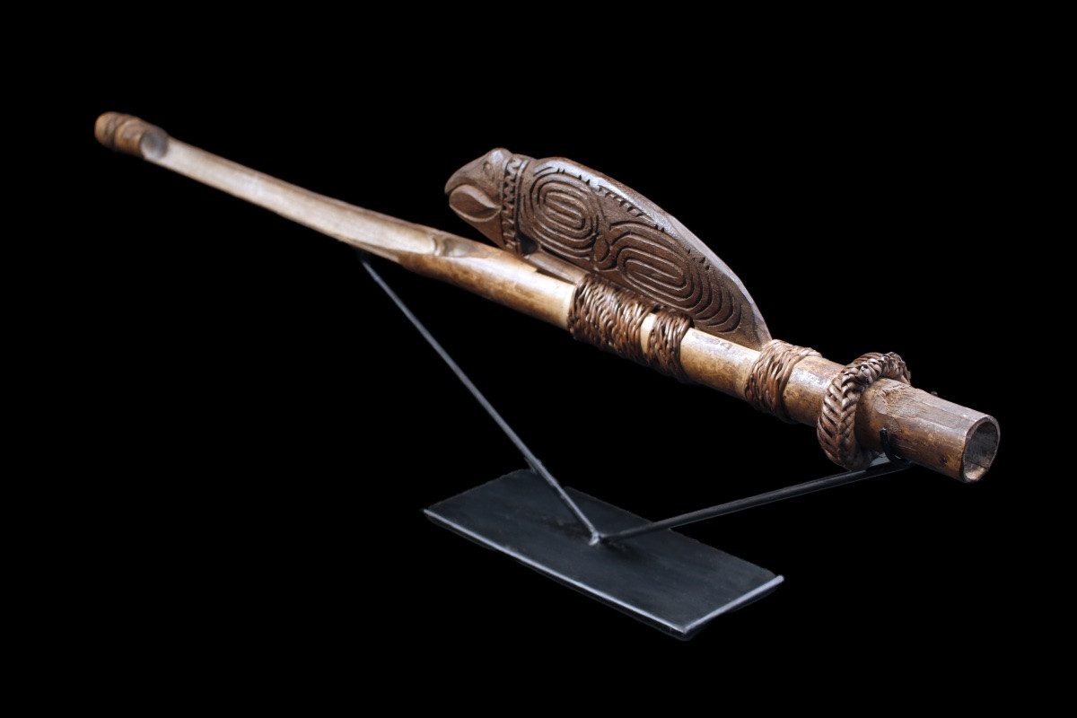 Propulseur, Art Tribal, Art Océanien, Océanie, Papouasie Nouvelle Guinée, arts premiers, 61 cm-photo-7