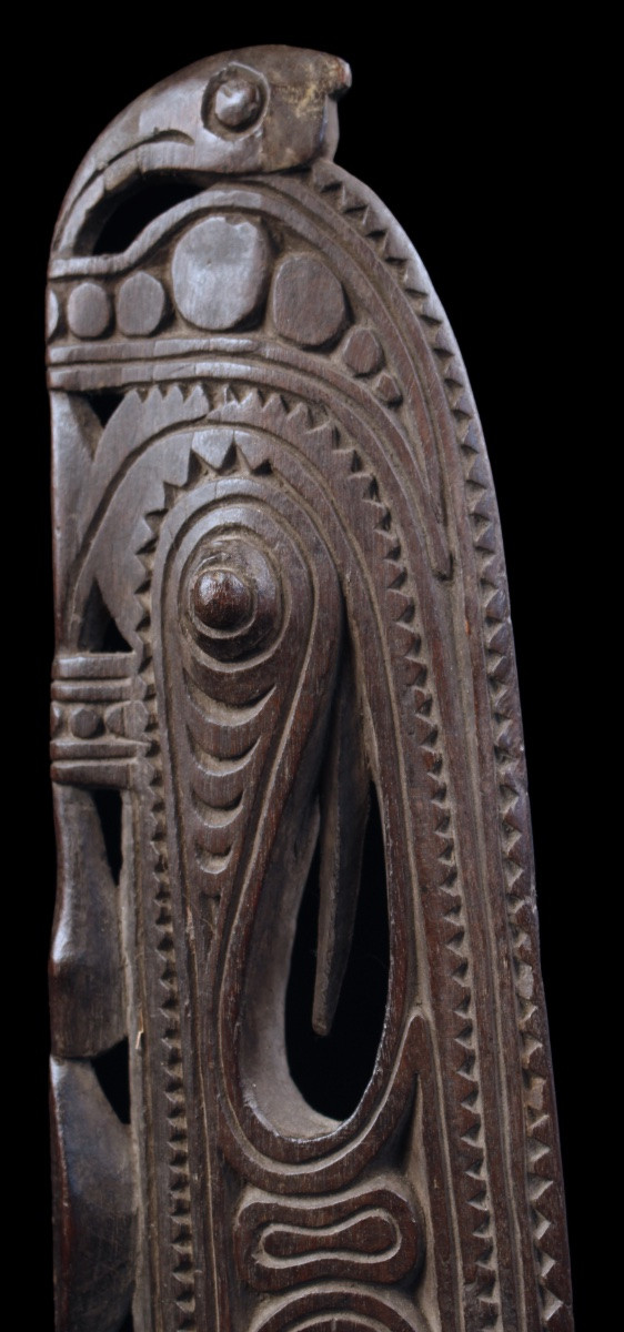 Fragment de pagaie, Fleuve Sépik, Art Premier, Art Océanien, art tribal, Océanie, 64 cm-photo-2