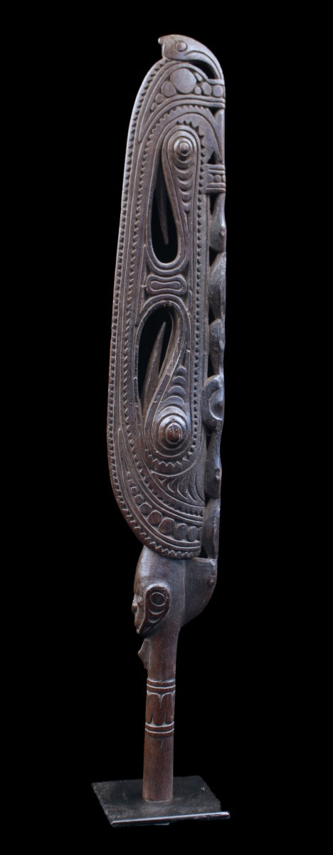 Fragment de pagaie, Fleuve Sépik, Art Premier, Art Océanien, art tribal, Océanie, 64 cm-photo-3