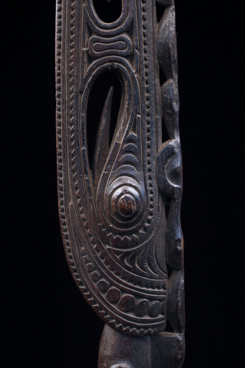 Fragment de pagaie, Fleuve Sépik, Art Premier, Art Océanien, art tribal, Océanie, 64 cm-photo-4