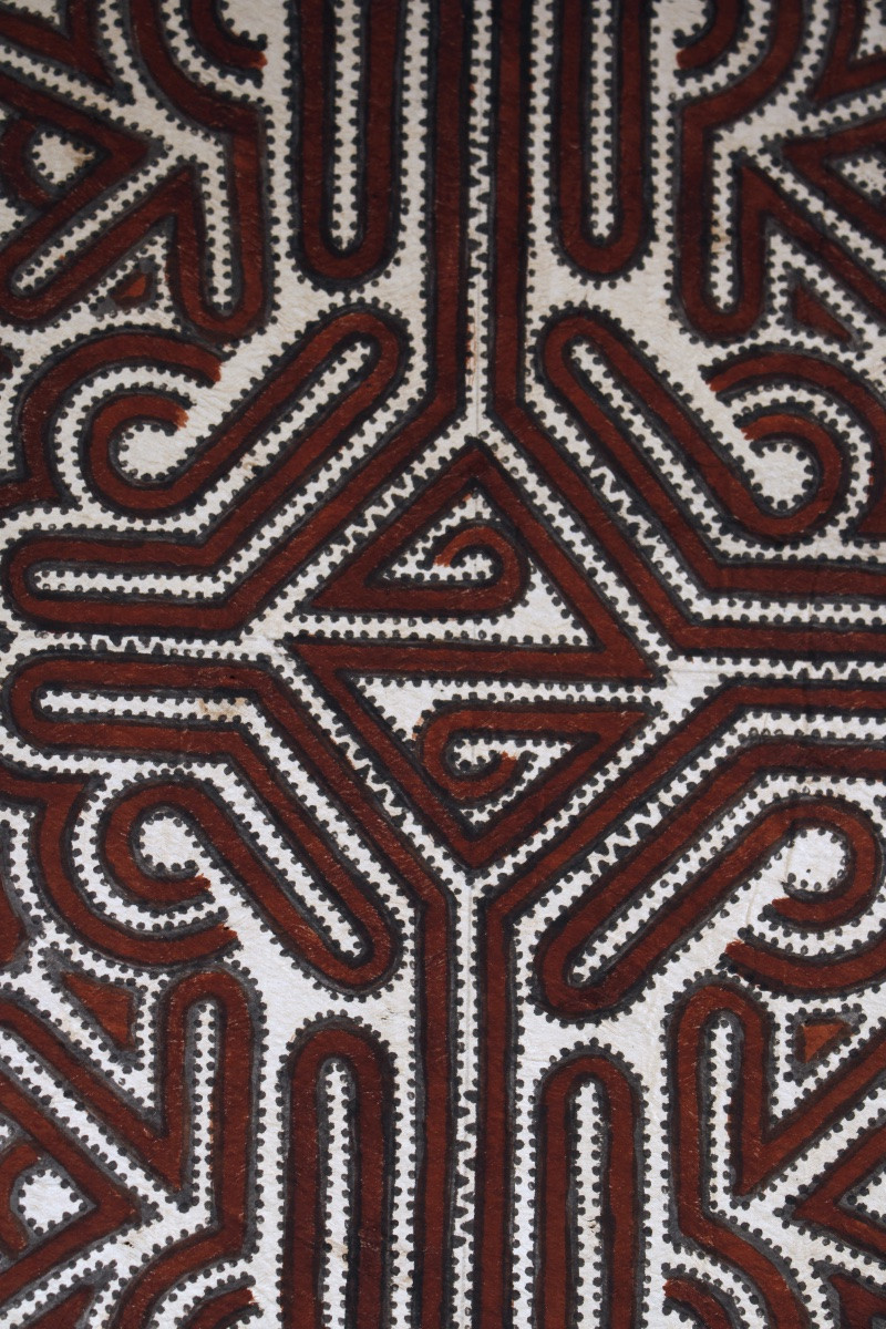 Tapa Cloth, Oceanic Art, Tribal Art, Primitive Art, Oceania, Papua New Guinea, 69 X 53 Cm -photo-2