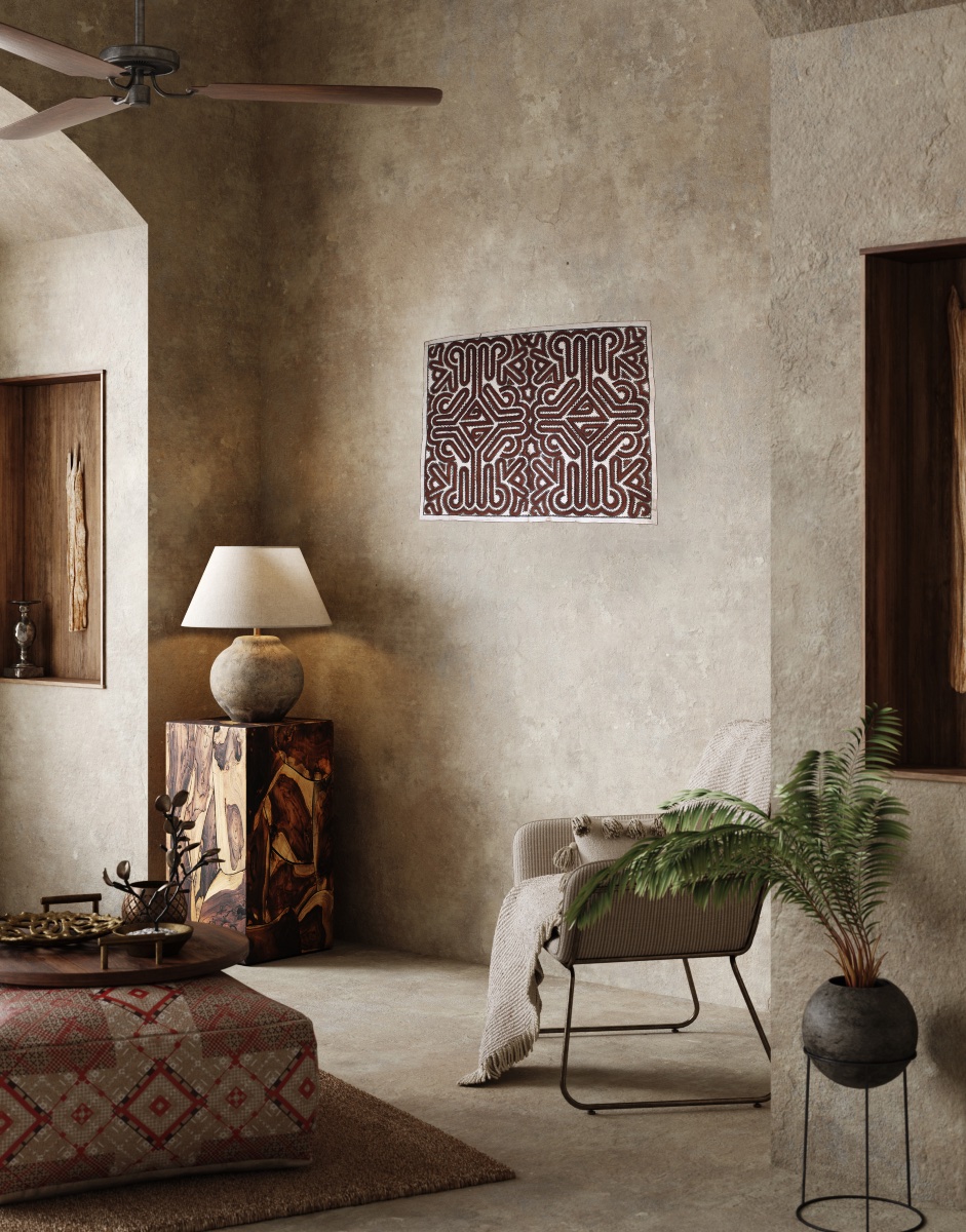 Tapa Cloth, Oceanic Art, Tribal Art, Primitive Art, Oceania, Papua New Guinea, 69 X 53 Cm -photo-3