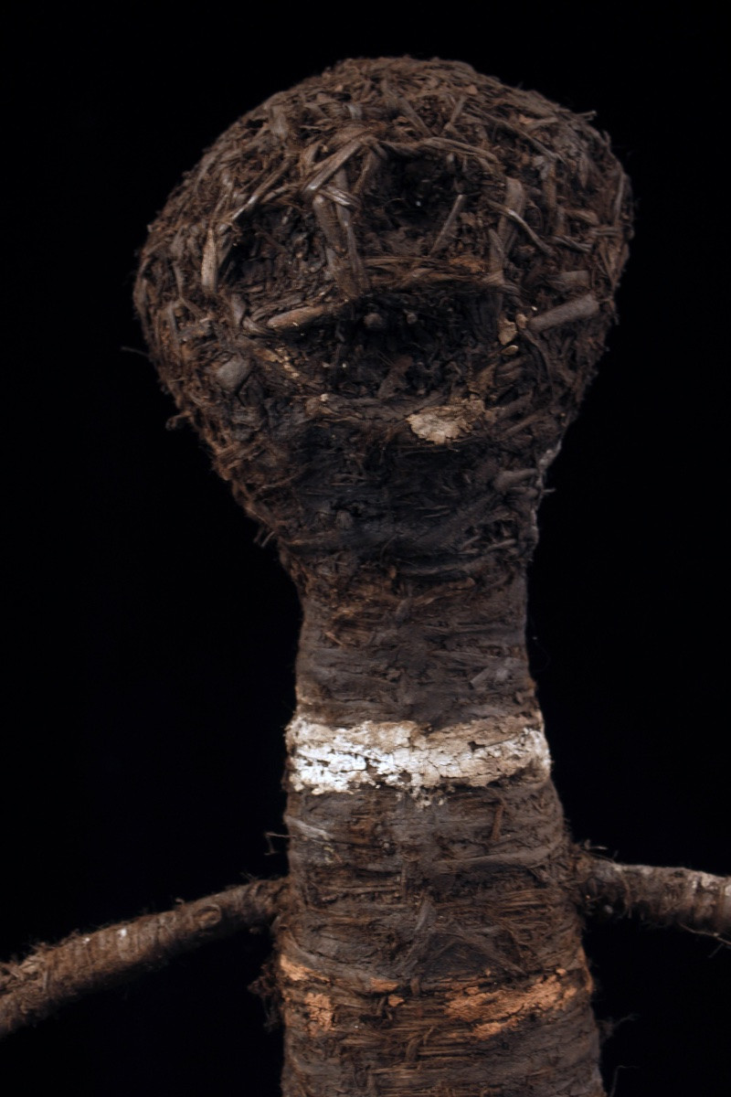 Personnage en fibres, Art Océanien, Art Tribal, Océanie, Arts Premiers, Spirit Figure, 91 cm-photo-3