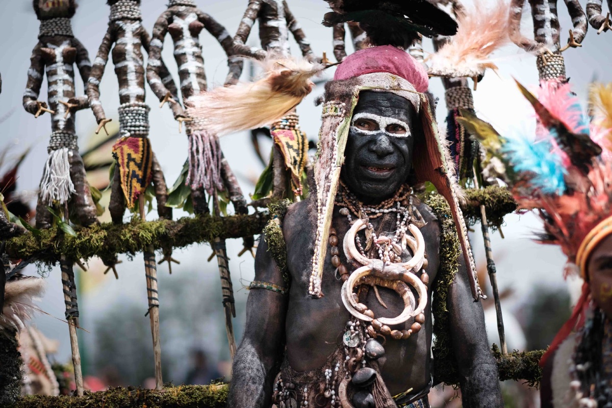 Personnage en fibres, Art Océanien, Art Tribal, Océanie, Arts Premiers, Spirit Figure, 91 cm-photo-8