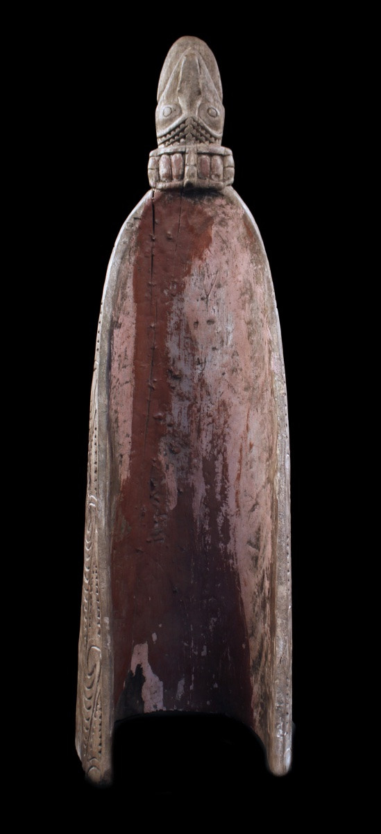 Proue De Pirogue, Papouasie Nouvelle Guinée, Océanie, Art Premier, Art Océanien, 108 cm-photo-2