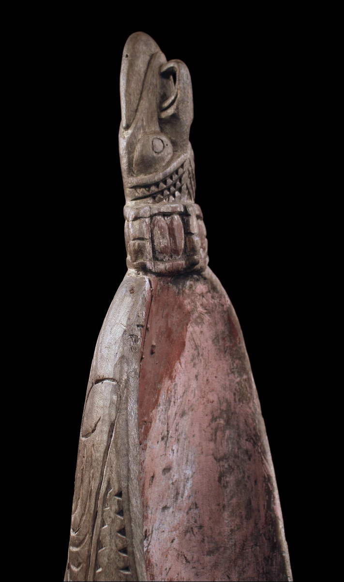 Proue De Pirogue, Papouasie Nouvelle Guinée, Océanie, Art Premier, Art Océanien, 108 cm-photo-4