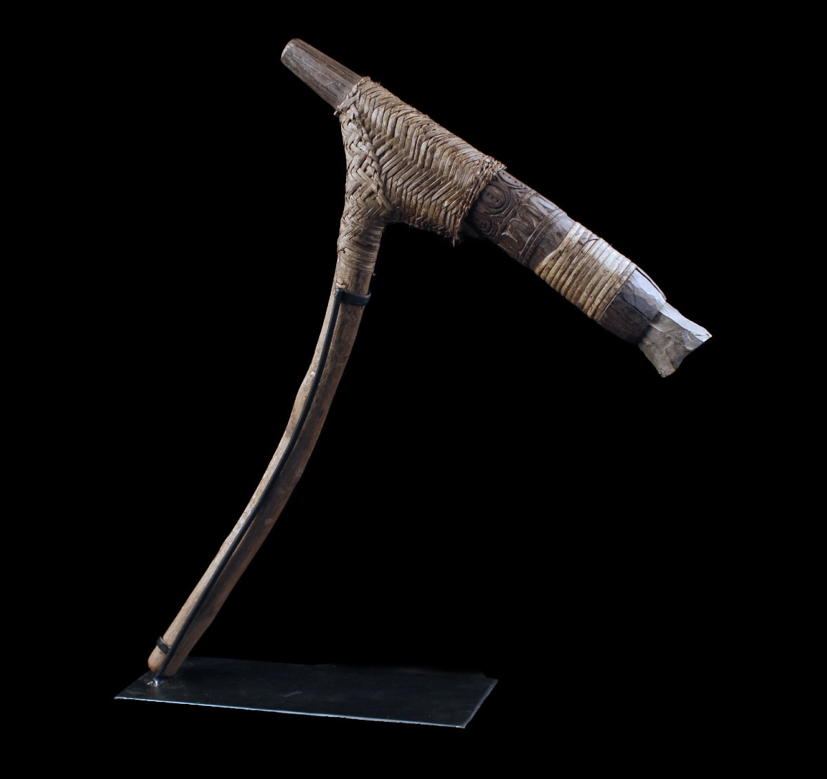 Sago Pounder, Tribal Art, Oceanic Art, Papua New Guinea, Pacific Art, 62 Cm-photo-4