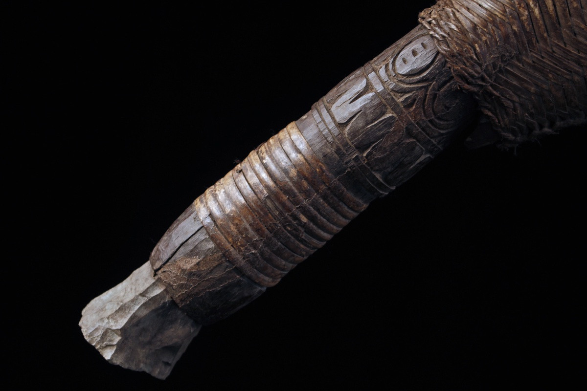 Sago Pounder, Tribal Art, Oceanic Art, Papua New Guinea, Pacific Art, 62 Cm-photo-2