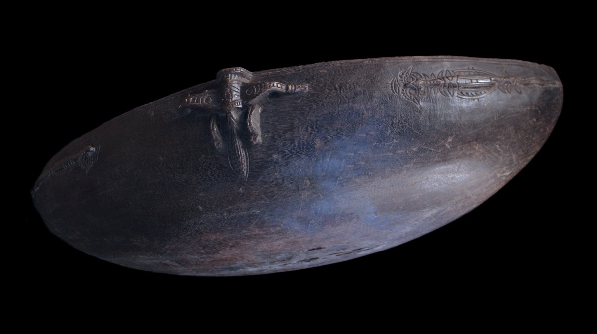 Impressive Tami Bowl, Siassi Islands, Tribal Art, Oceanic Art, Primitive Art, 108 Cm -photo-8