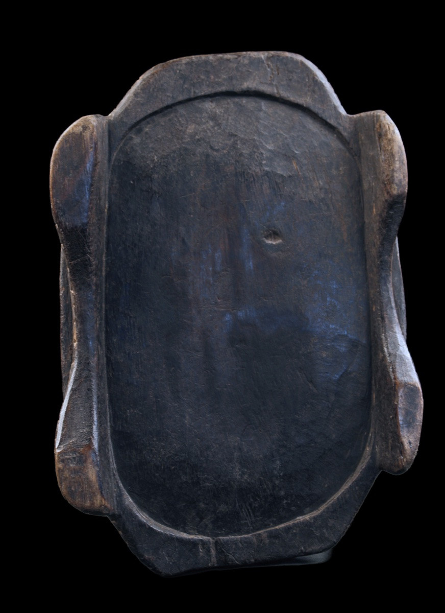 Plat en Bois, Papouasie Nouvelle Guinée, Océanie, Art Premier, Art Océanien, Art Tribal, 36 cm-photo-3