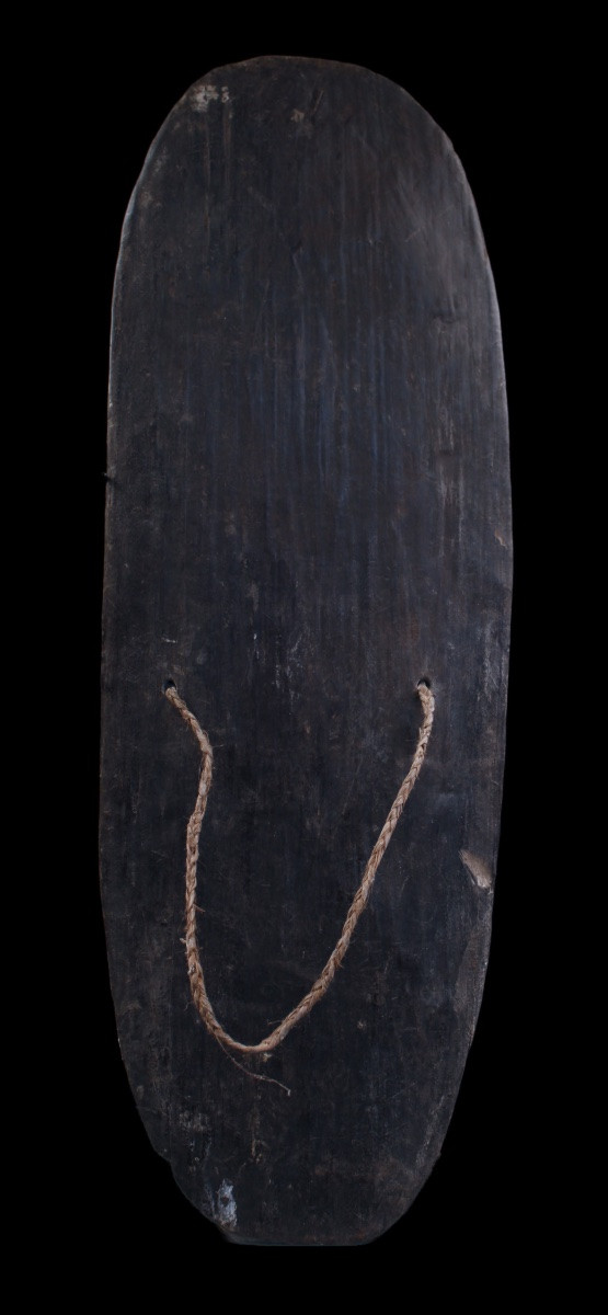 Bouclier, Papouasie Nouvelle Guinée, Océanie, Art Premier, Art Océanien, Art Tribal, 107 cm-photo-8